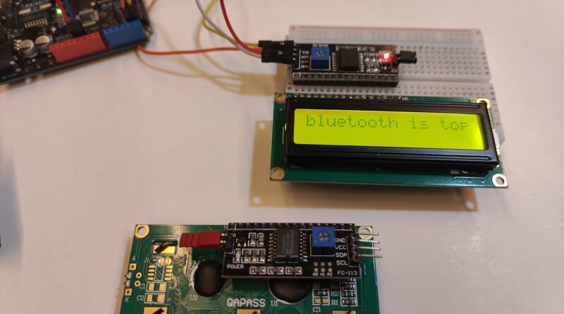 Bluetooth verbinding met de Arduino Uno met LCD