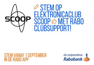 Stem op Elektronicaclub Scoop tijdens de Rabo Club support